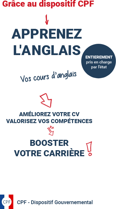 Apprenez l'Anglais grâce au dispositif CPF
